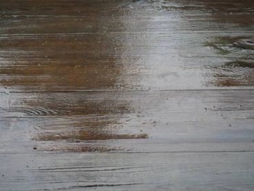 Wood floor water damage 