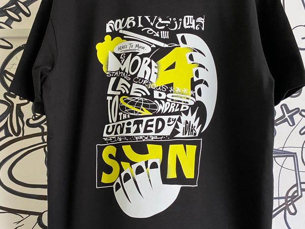 SYN in armless Leeds t shirt design printed by deep ape 