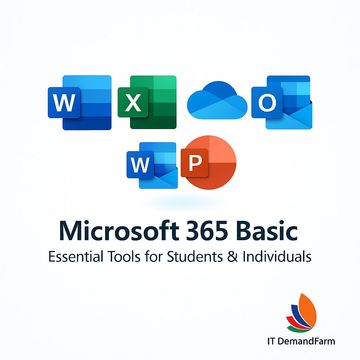 Microsoft 365 business basic

Stay connected with essential tools for individuals & students.
✔ Word, Excel, PowerPoint (Online)
✔ Outlook & OneDrive
✔ Secure Email & Collaboration
