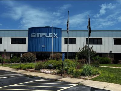 Front of Simplex Inc. building