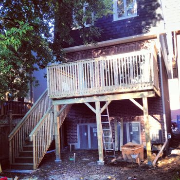 Deck build. Summer 2014