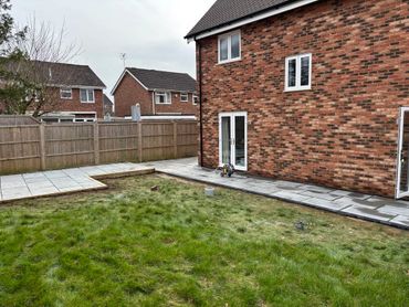 sandstone garden patio