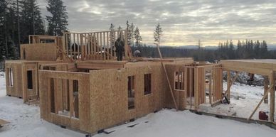 Custom Home framing