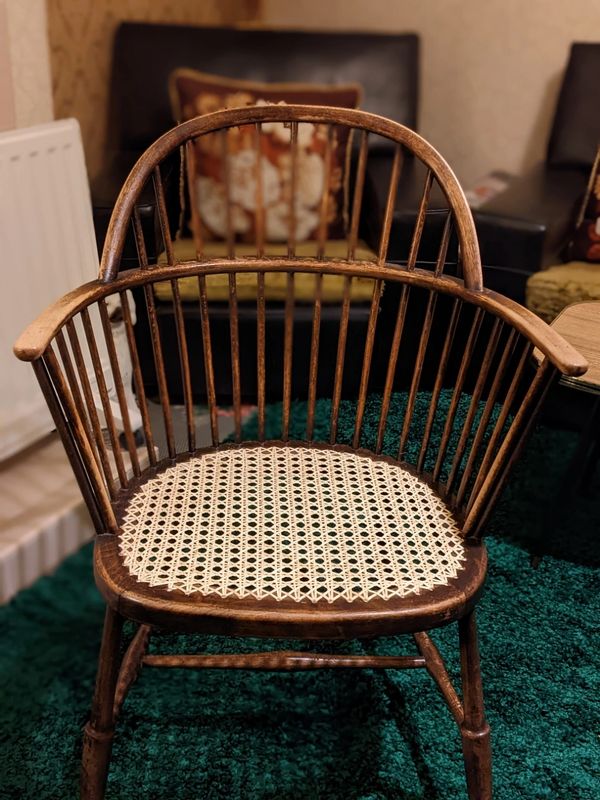 The completed chair