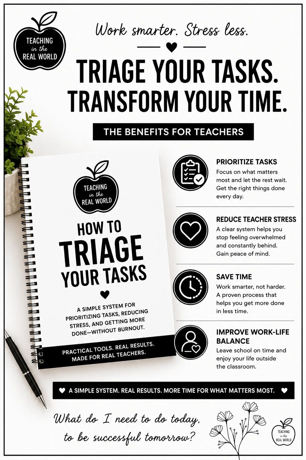 teacher workload, teacher routine