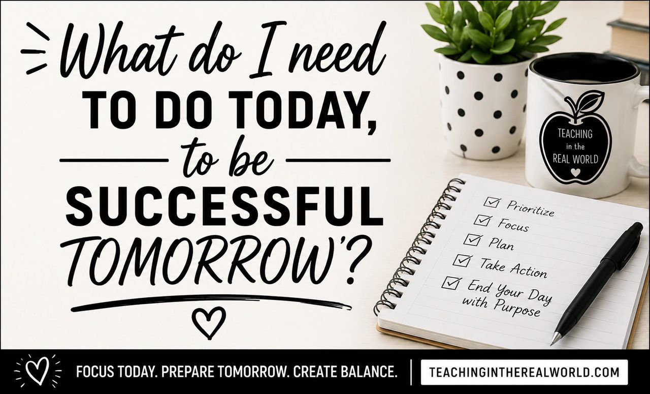 how to stop working late as a teacher, teacher work-life balance tips