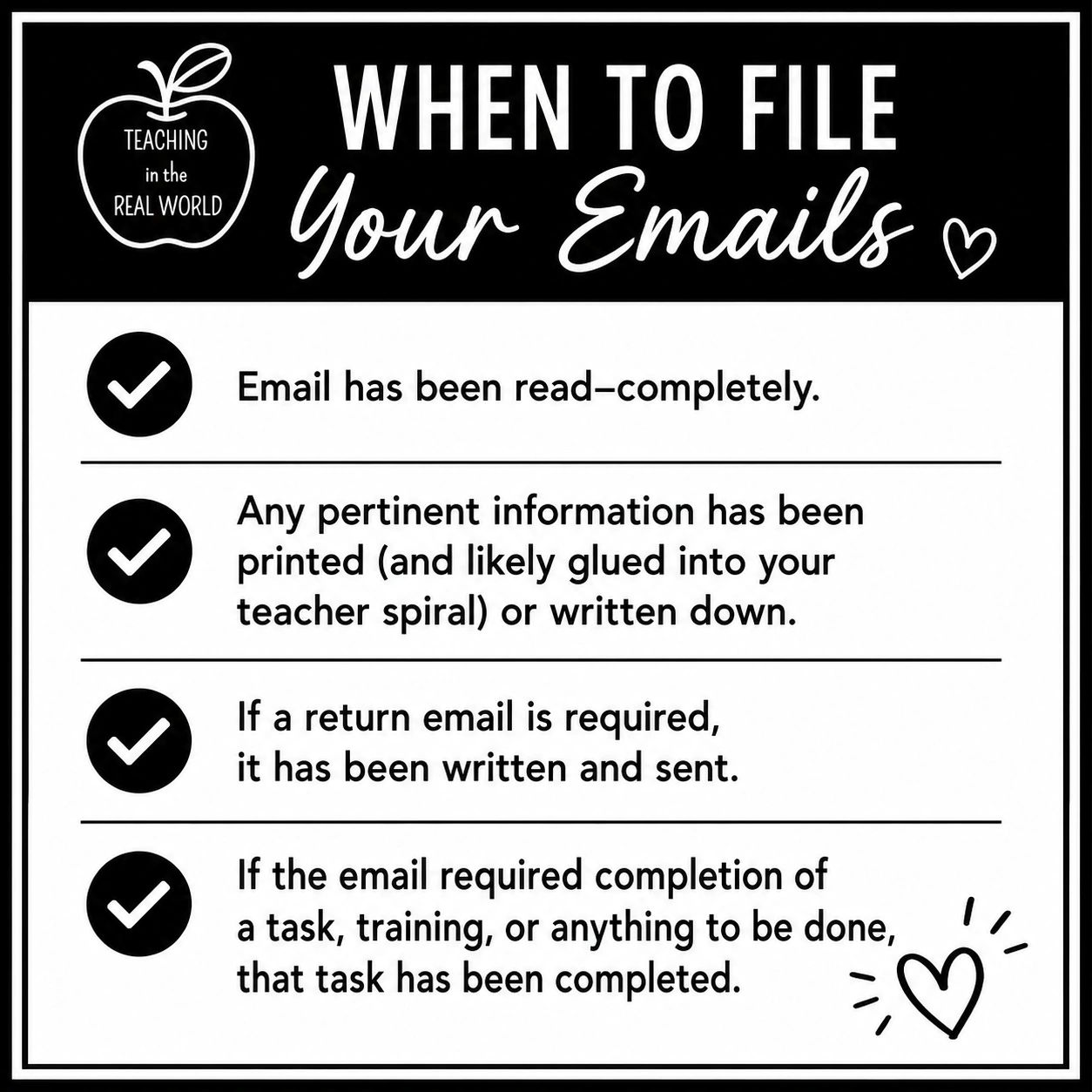 How to Organize Your Teacher Email Inbox (A Simple System That Actually Works)