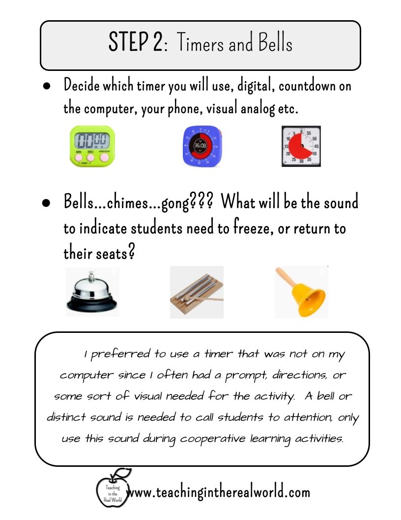 small group free teacher resource