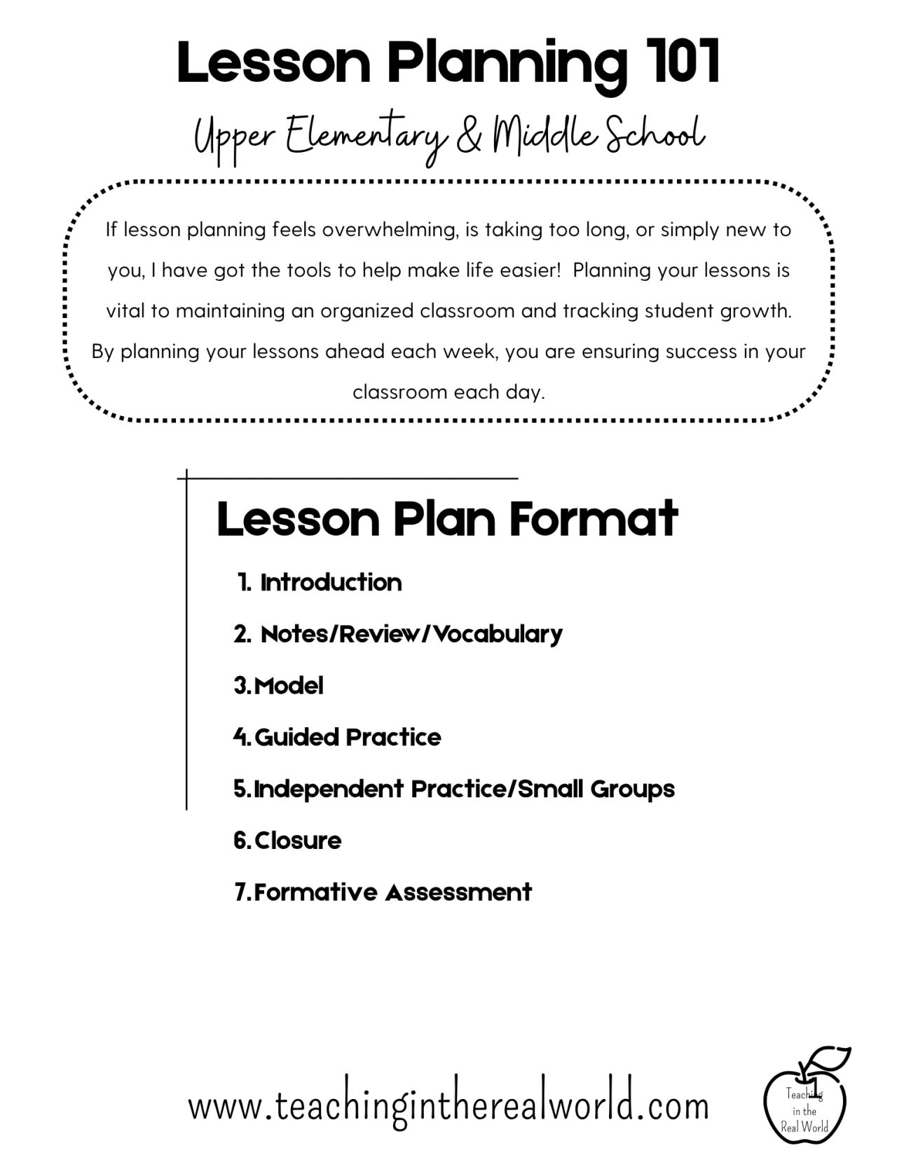lesson plan guide