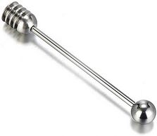 stainless steel honey dipper