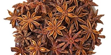 whole star anise for making elderberry spice tea