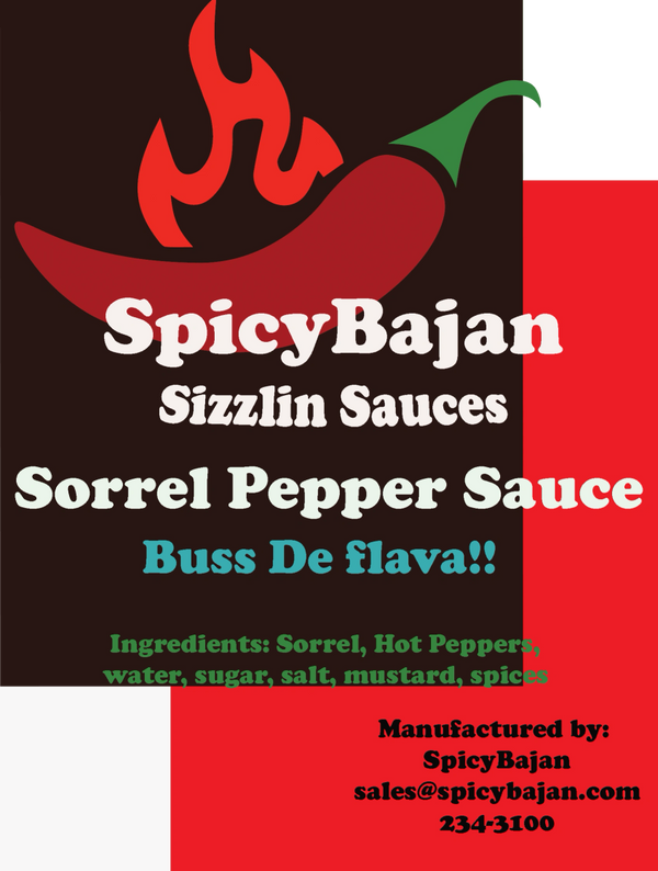 Sorrel flavored pepper sauce
Our signature sauce
