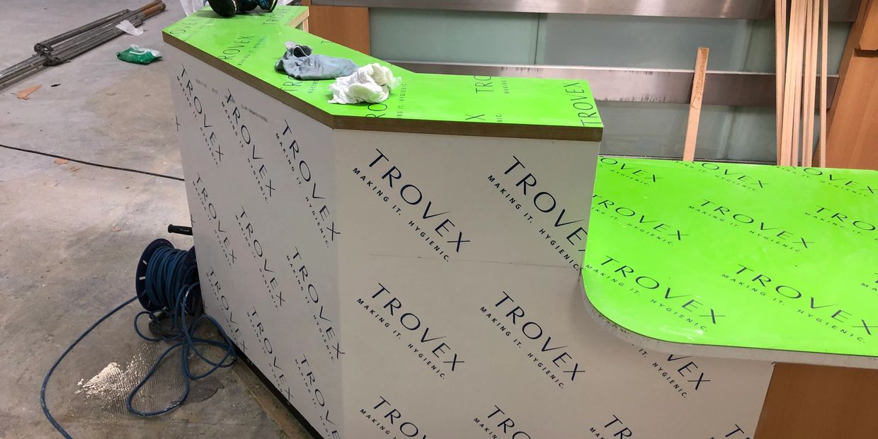 Reception Counter Cladding