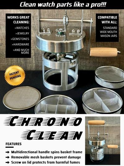 Chrono Clean; Hand Operated; Watch Cleaning; Watch Repair; Affordable; Pre Order; Watchmaker Tools