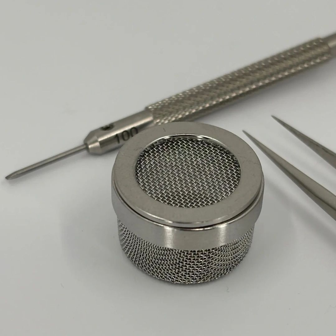 JTS Mini Basket For Ultrasonic Cleaner – Mesh Holder, Small Parts Cleaning, 2pc Set, UI-180