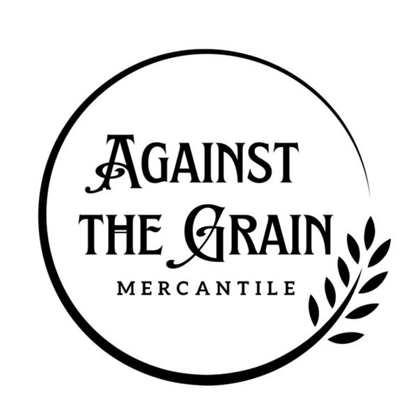 Logo for Against The Grain Mercantile.