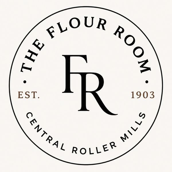 Logo of The Flour Room established 1903.