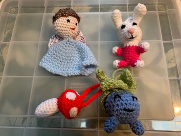 crochet critters; crochet ornaments;