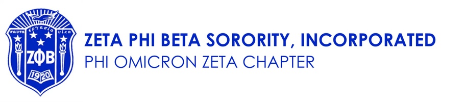 Zeta Phi Beta Sorority, Inc.
Phi Omicron Zeta Chapter