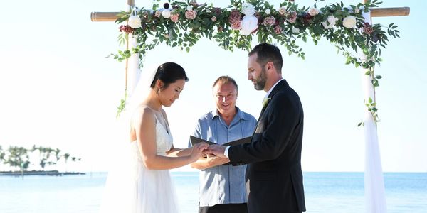 Wedding officiant in the Florida Keys