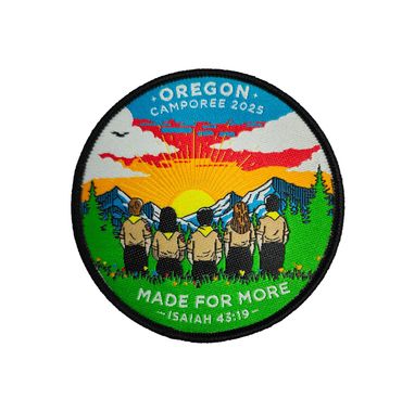Patch designed for the 2025 Oregon Camporee