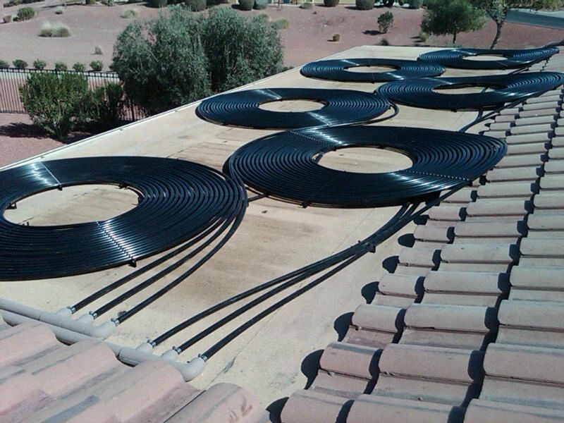 Solar pool heater