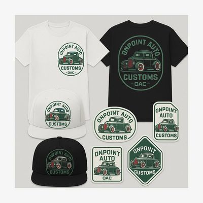 OnPoint Auto Customs apparel - auto repair merchandise - custom auto accessories