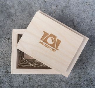 The Wood Boxes also come in 2 depths available to hold up to 200 and 350 loose proofs.