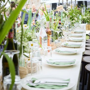 we cater for events and have different spaces and a marquee for your special day