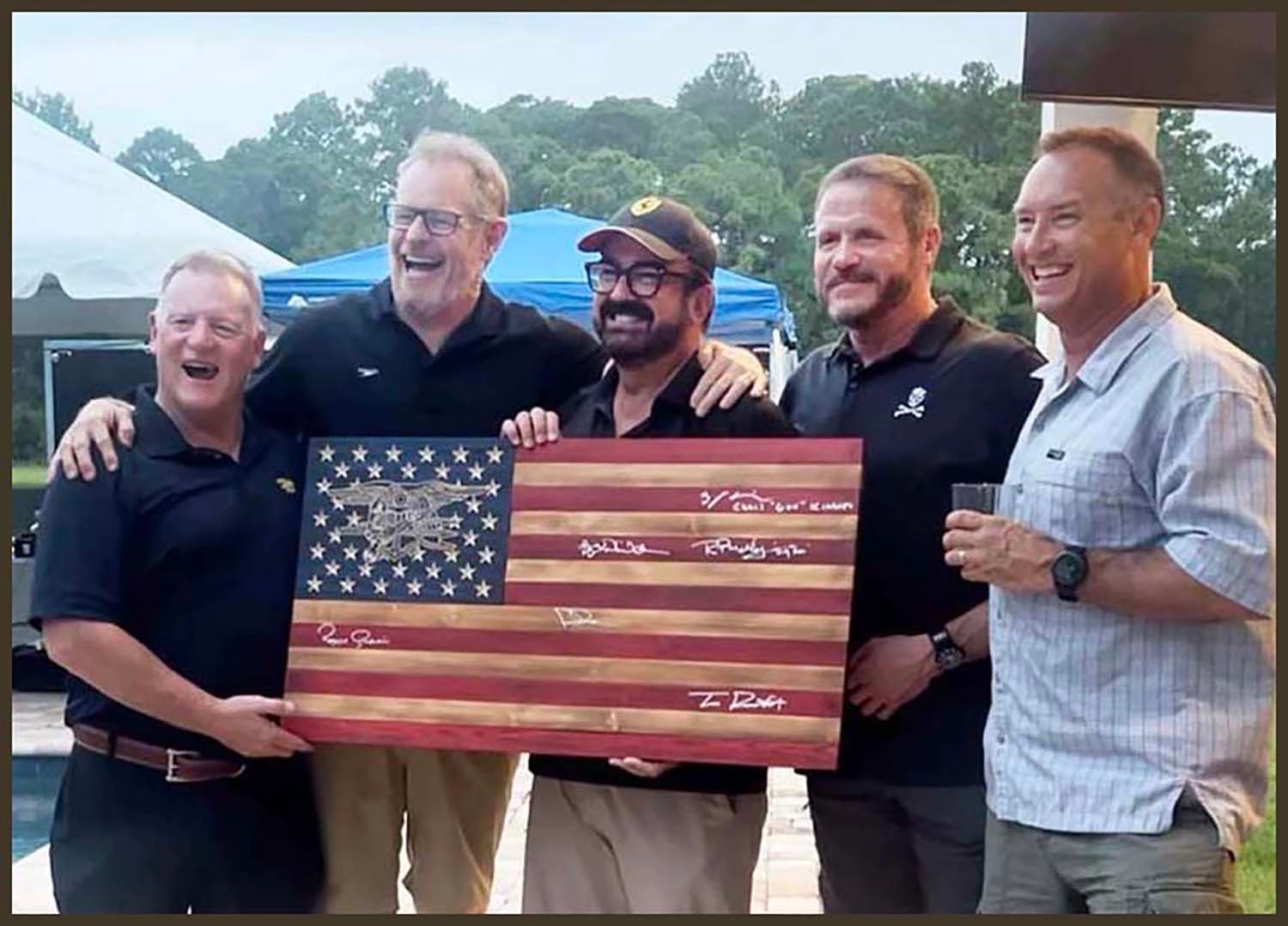 Our Special Navy Seal Wooden Flag Story