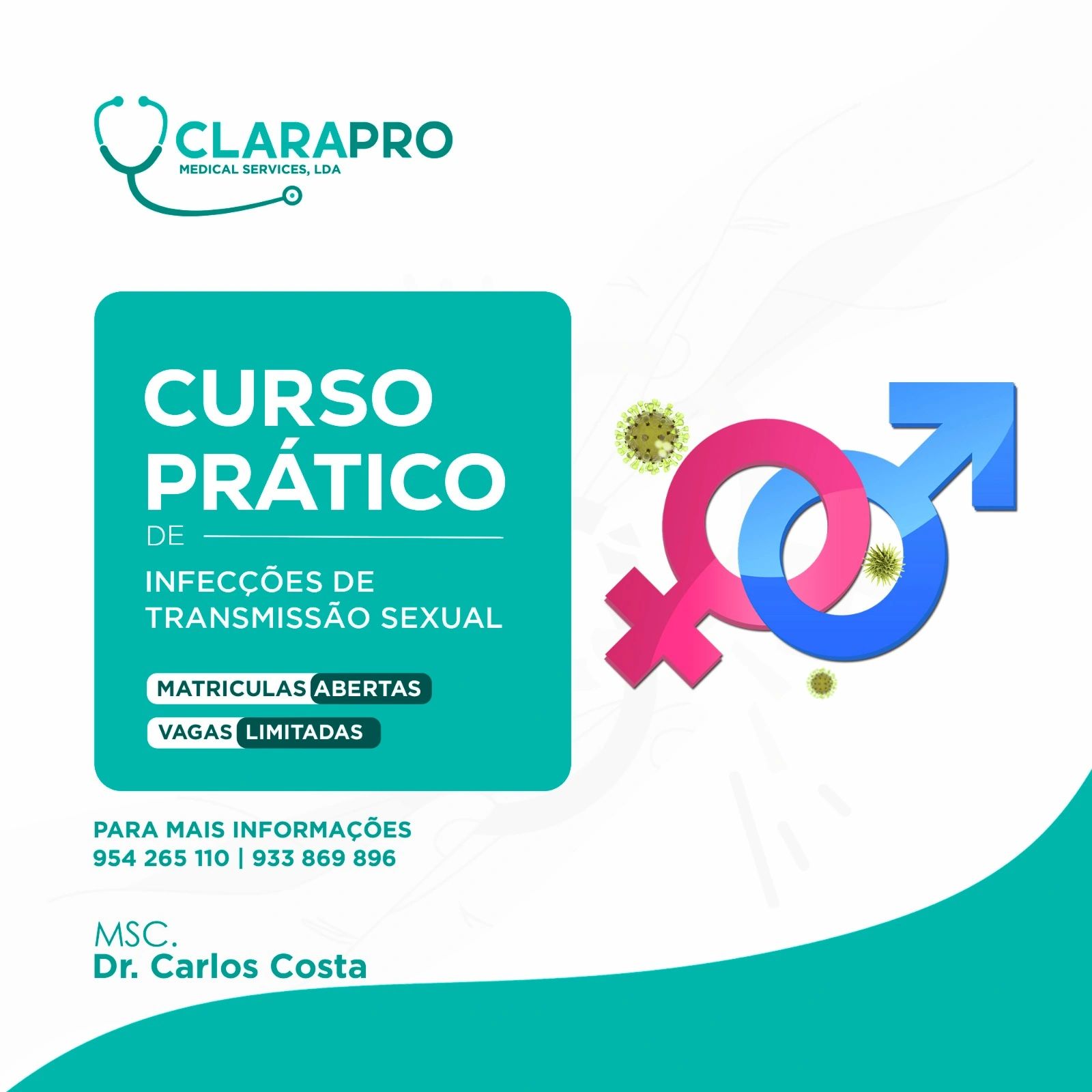 Curso sobre infeções transmitidas sexualmente