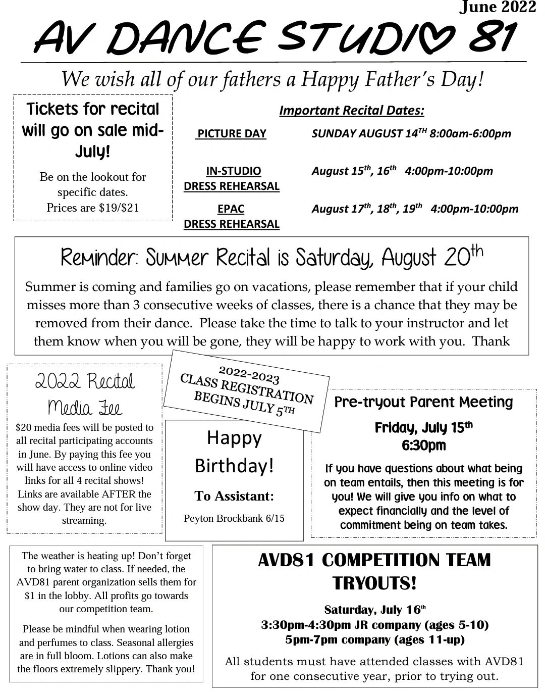 June 2022 Newsletter