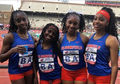 Penn Relays 4x400 (3:51)
D’Asia Duncan, Kiylah Williams, Soleigh Dixon, Janiyah Barclays 
📸 MSR