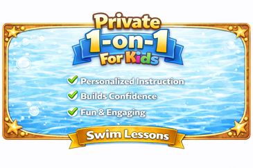 Private 1-on-1 swim lessons for kids with personalized instruction and confidence building.