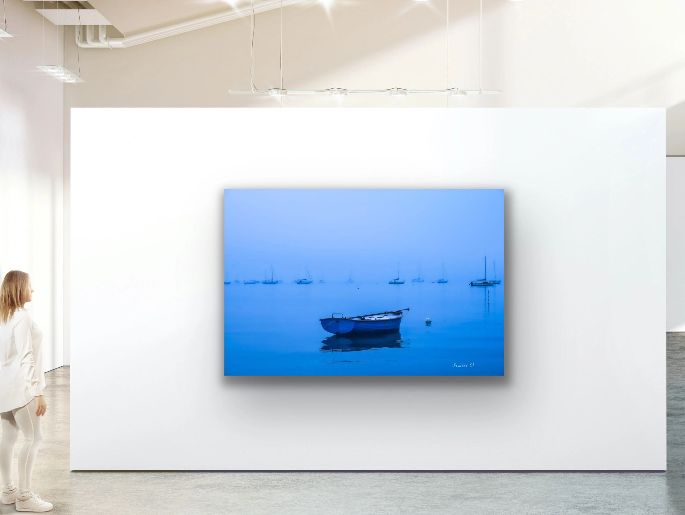 'Misty Blairgowrie' Fine Art Canvas Print,