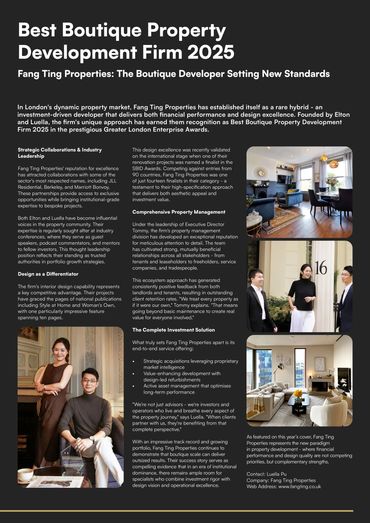 SME news - Greater London Enterprise Awards 2025 Magazine Content