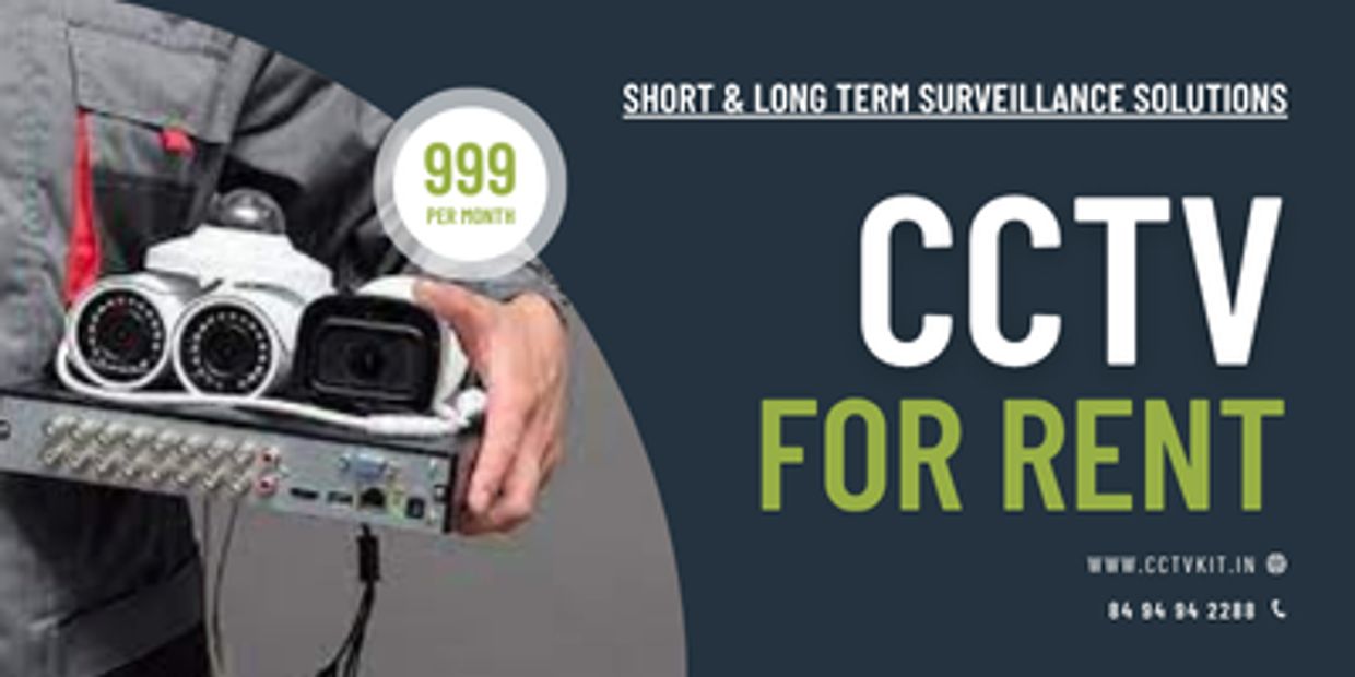 CCTV camera on rent in Bangalore for events and temporary surveillance