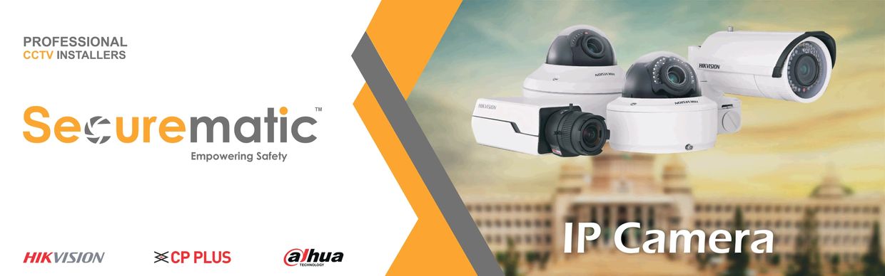 IP CCTV security camera installation service in Bangalore – Hikvision, CP Plus, Dahua, Honeywell
