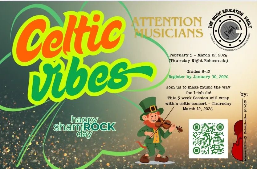 Rehearsals will be held in Oshkosh on Thursday evenings from 6:30-7:45.