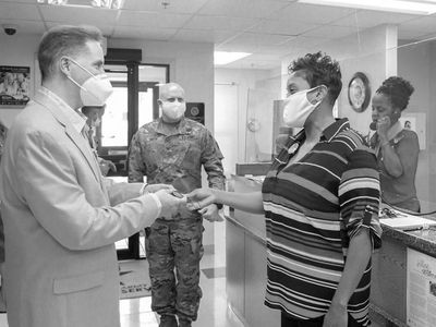 PDASA Bryan Gossage visits Redstone Arsenal.