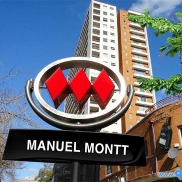 metro manuel montt en santiago de chile, comuna de providencia