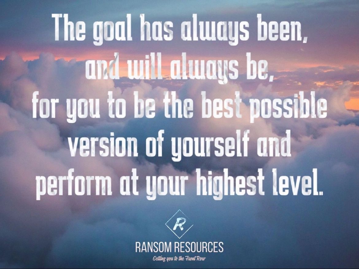 Out goal is and always will be to get you and your organization to perform at the highest level.