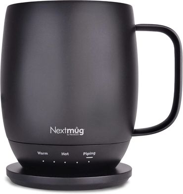 Nextmug - Temperature-Controlled, Self-Heating Coffee Mug (Black - 14 oz. $97.00