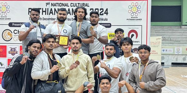 WEST BENGAL TEAM IN THE  NATIONAL PYTHIAN GAMES
