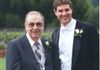 Tom and his Dad at Sandy and Tom's wedding April 15 2000