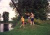 Rope swing at my friend Brian's pond.