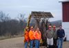 Deer hunting at Uncle Bob's farm Wisconsin 2009 (left to right) Mark DeBruyckere, Chad DeBruyckere, Bill DeBruyckere, Bob DeBruyckere, Tom DeBruyckere