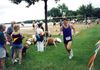 Tom DeBruyckere finishing the Spicer MN 1/2 marathon 1999