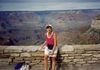 Sandy at the Grand Canyon after finishing the 16 mile round trip to the bottom and back 1992