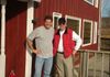 Tom DeBruyckere and Bob DeBruyckere at Bob's Farm hunting 2006